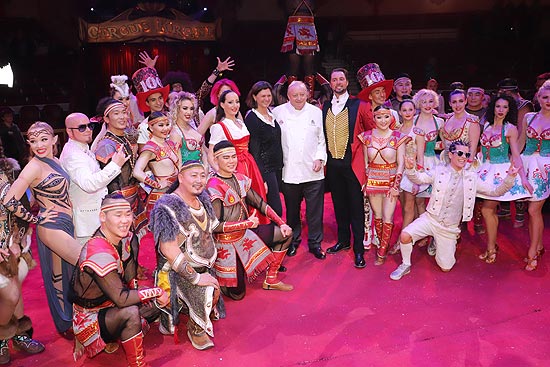 Premierenfeier des 1. Winterprogrammes 2019 in der Manege mit Alfons Schuhbeck und Landtagspräsidentin Ilse Aigne (©Foto: Martin Schmitz)